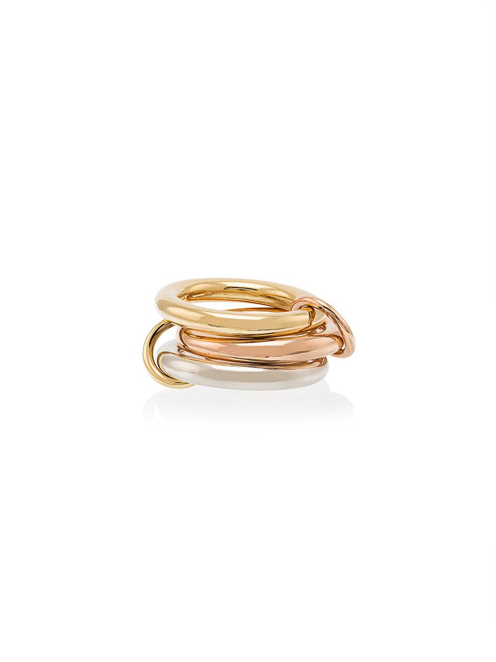 Spinelli Kilcollin Denim 18kt Gold 3 Link Ring in Metallic - Save 14%