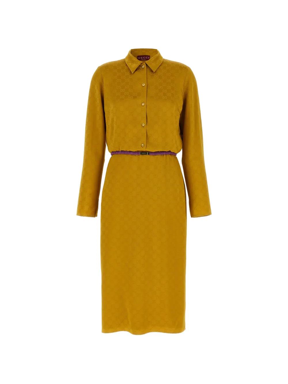 gucci ladies dress Gucci GG-jacquard Wool Dress | Neutrals