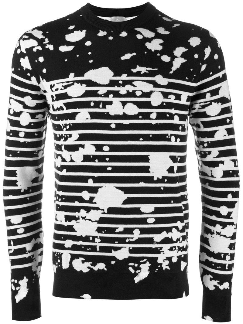 paint splatter jumper mens