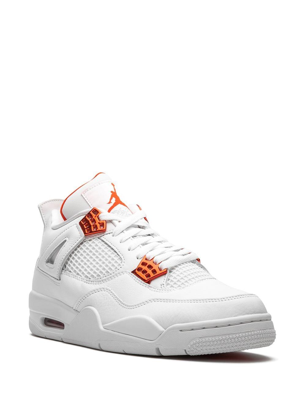 Nike Leather Air 4 Retro Sneakers in White for Men - Save 62% - Lyst