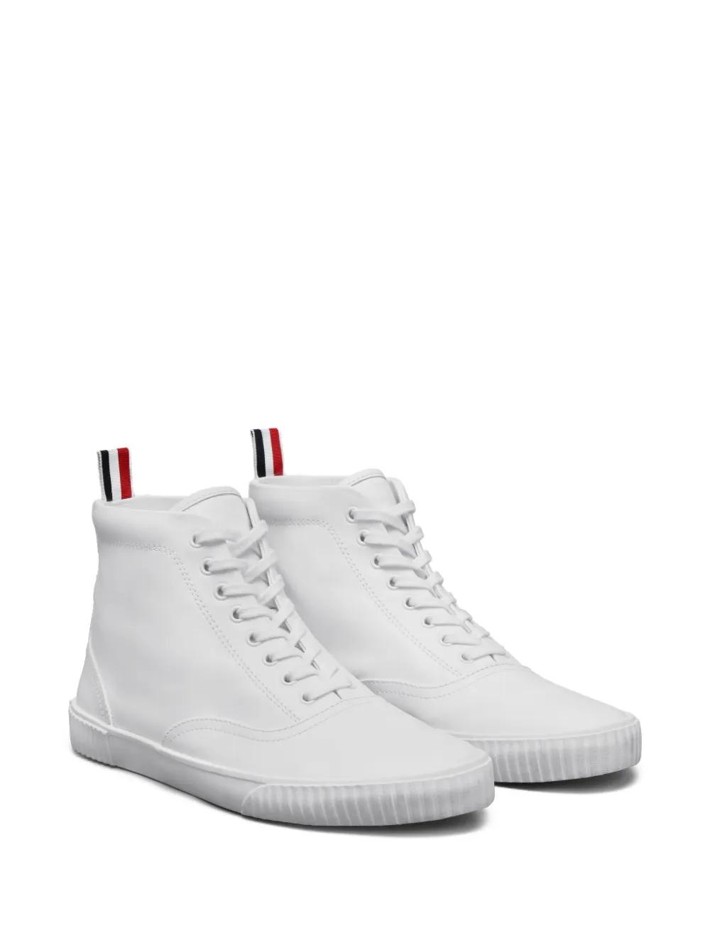 【THOM BROWNE】RWBタップハイトップスニーカー/追跡可能 Thom Browne High-top sneakers for Men | Online Sale up to 72