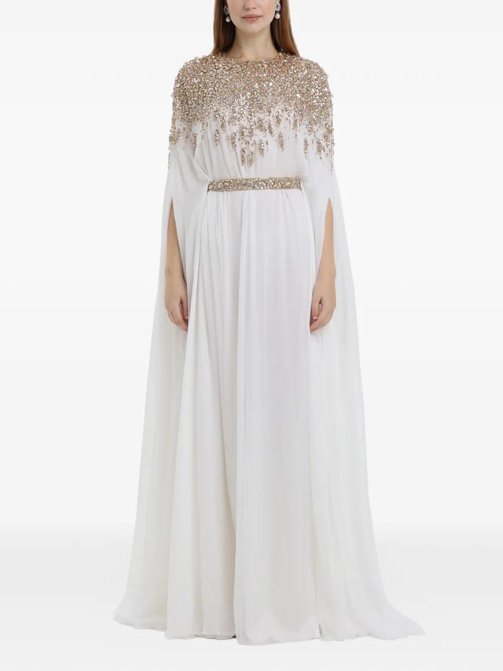 Designer White Cape Long Dresses for Women - Up to 88% off | Lyst