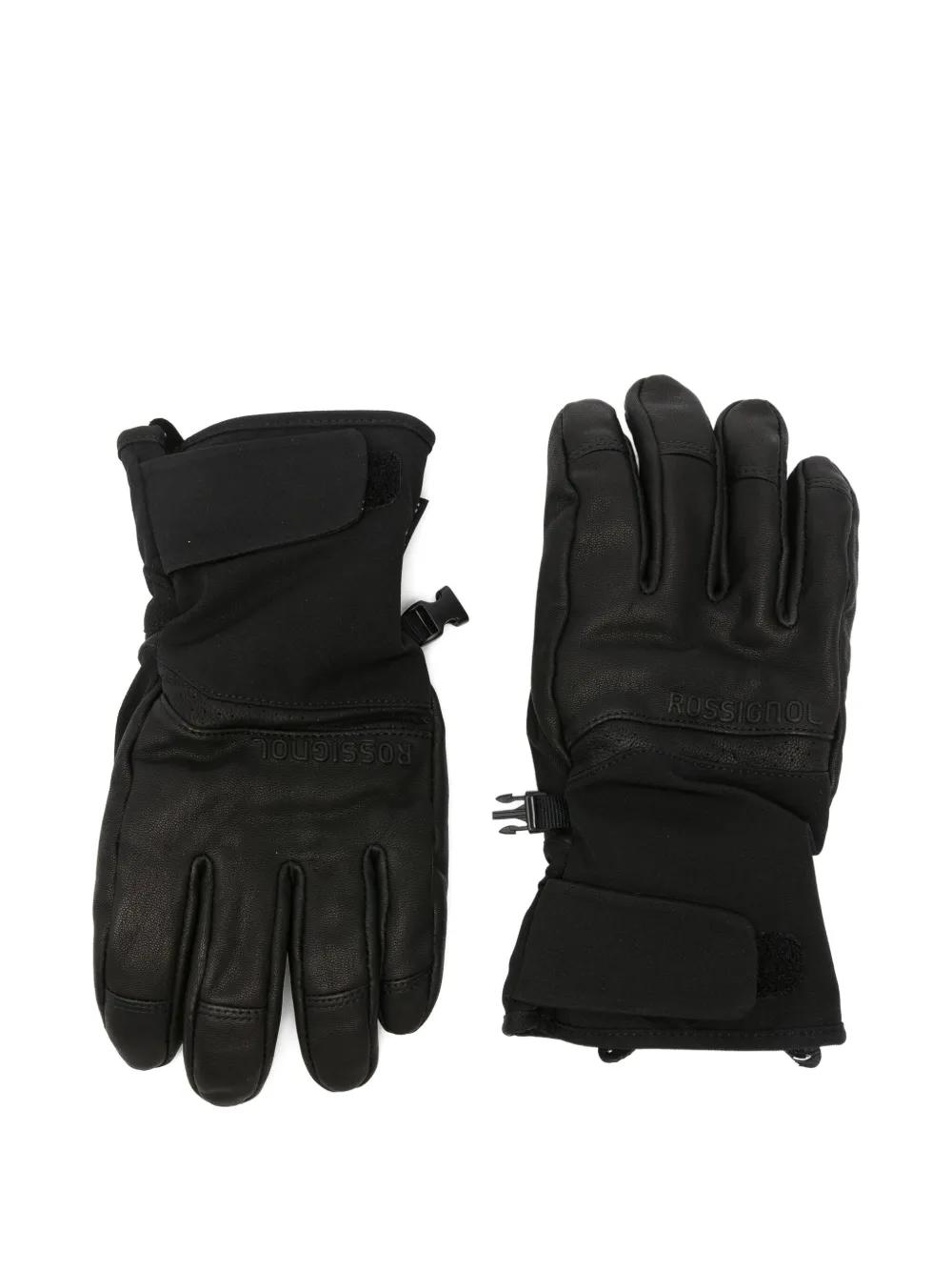 Rossignol Elite Leather Gloves in Black | Lyst
