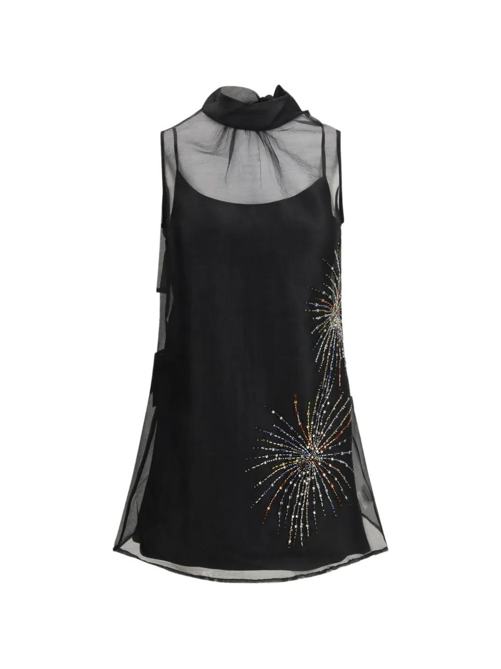staud beaded dress sale Staud Le Sable Dress Pearl