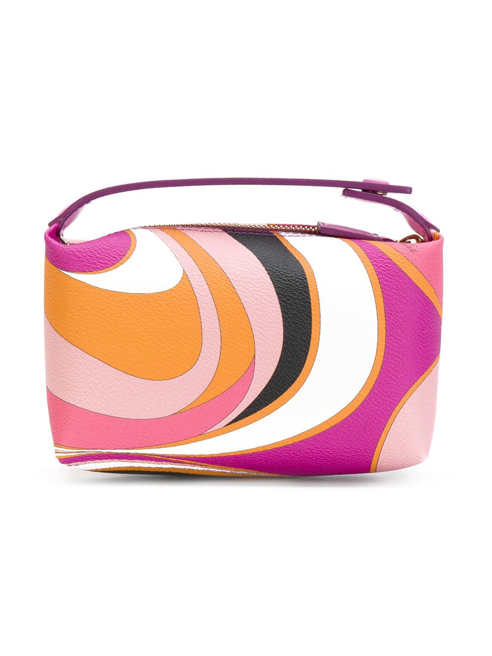 Emilio Pucci Printed Toiletry Bag in Pink & Purple (Pink) | Lyst