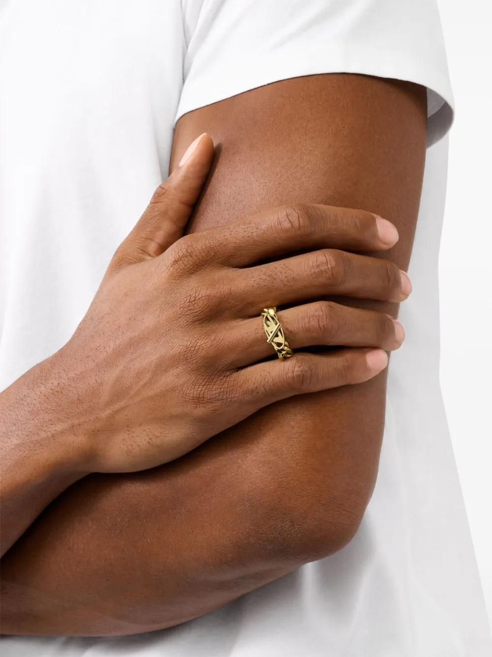 DIESEL Dx1568710 Jewel Ring in Metallic | Lyst
