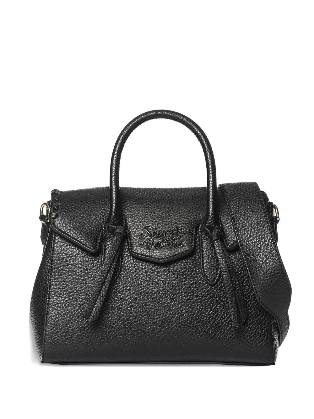 トートバッグ SECRET PON-PON Woman Tote bags Black QUINY STRAW LARGE BLACK Secret Pon-pon Tote bags for Women | Online Sale up to 35