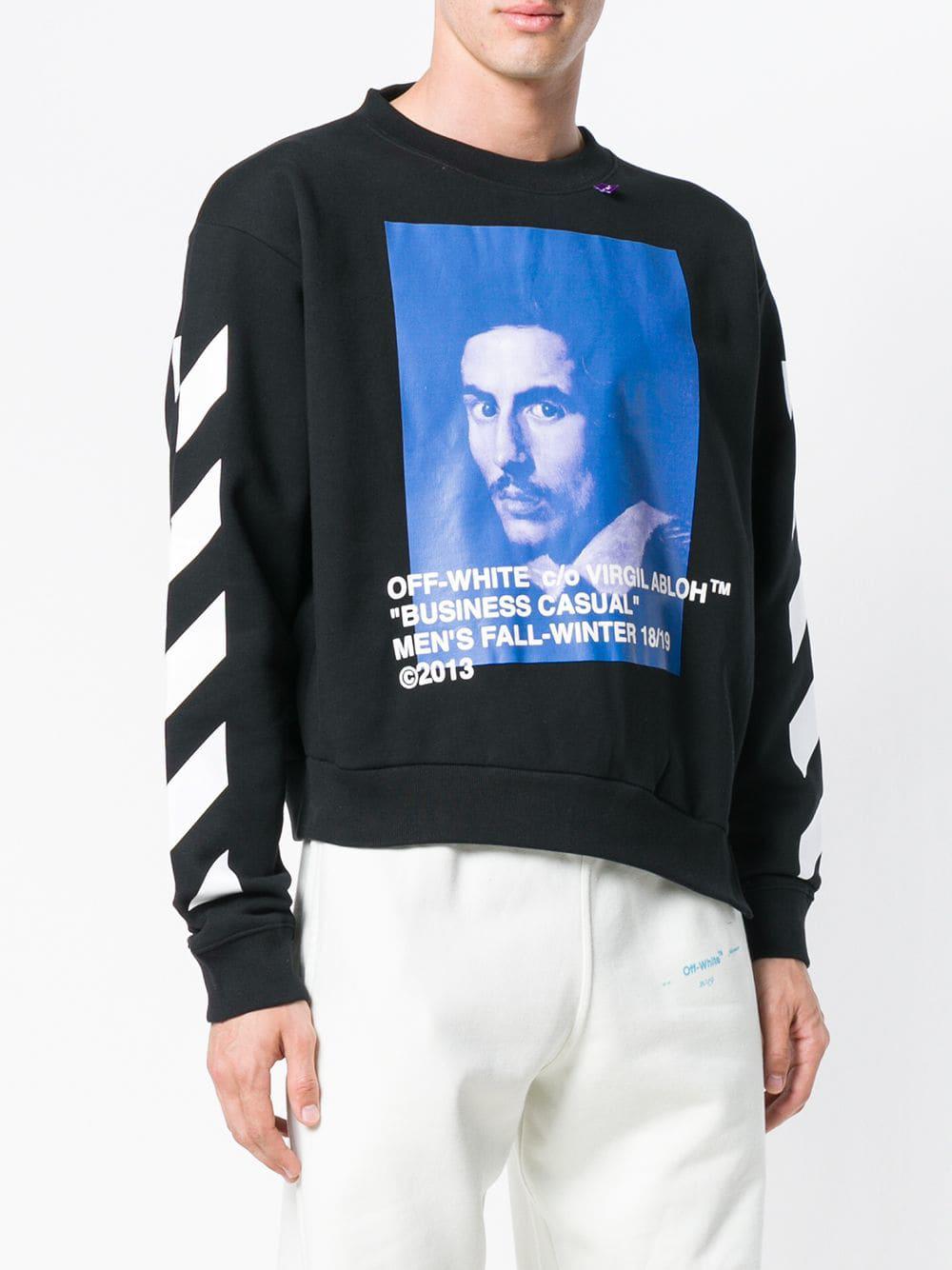 Off-White c/o Virgil Abloh Business Casual Sweatshirt for Men - Lyst