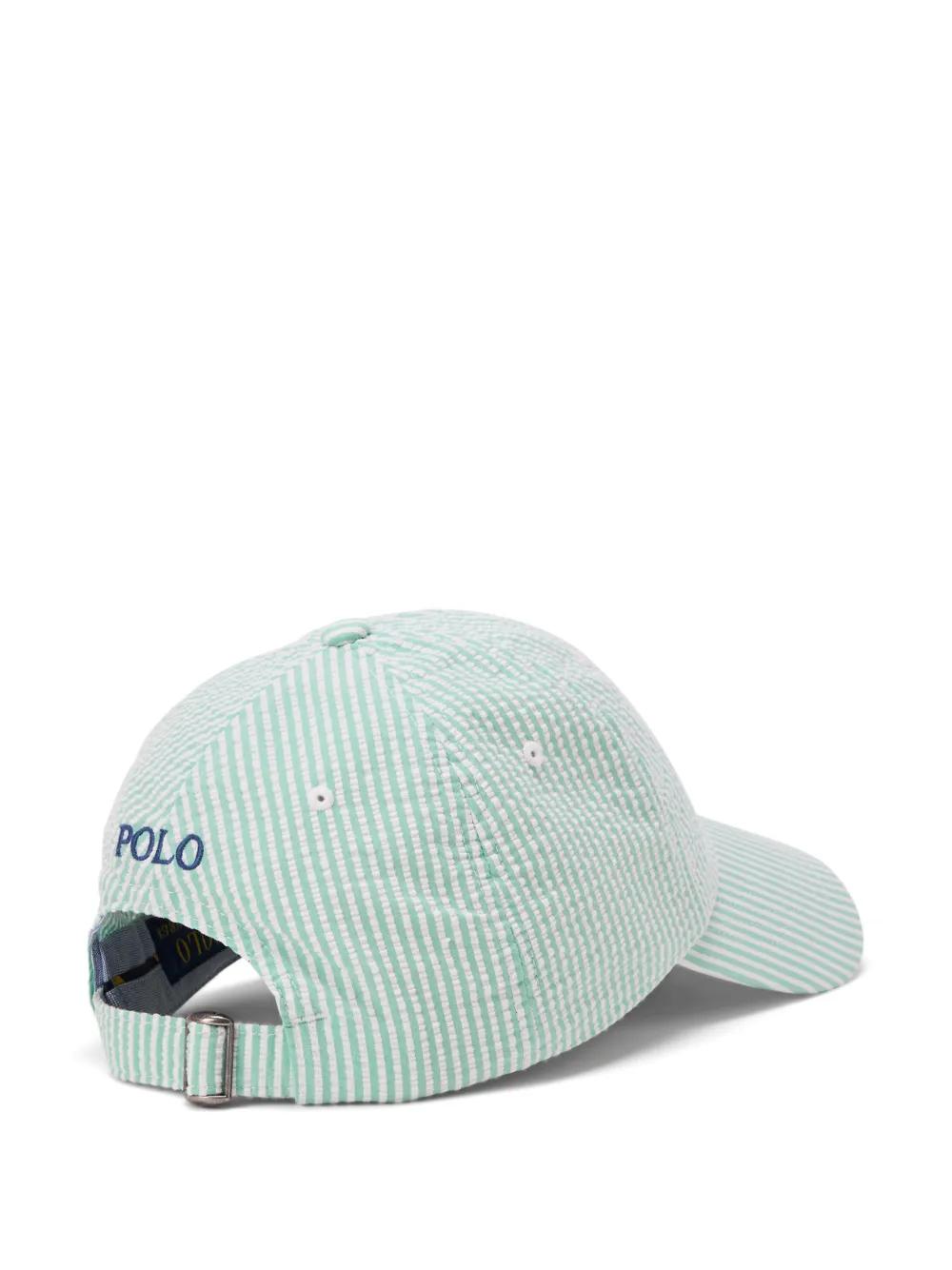 Polo Ralph Lauren Seersucker Striped Ball Cap in Blue for Men | Lyst