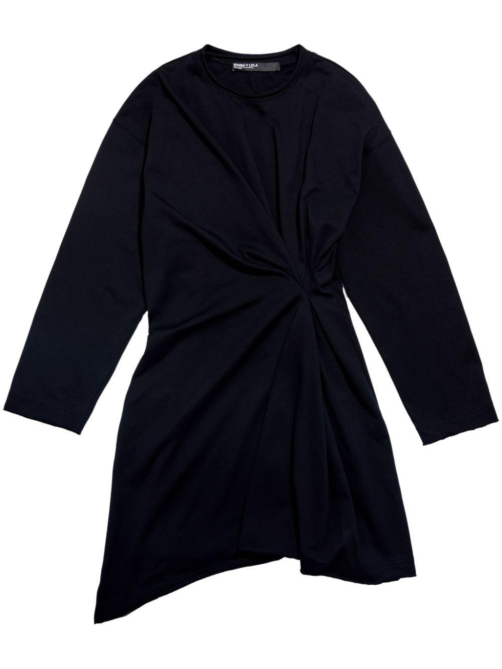BIMBA Y LOLA 黒 リボン付きワンピース S BIMBA Y LOLA 黒 リボン付きワンピース S