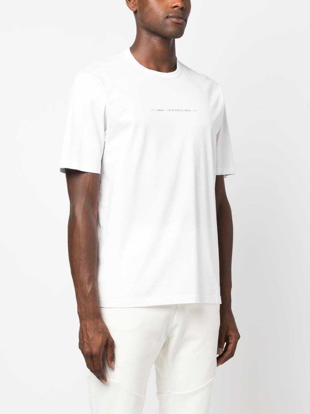 C.P. Company Slogan-print Cotton-jersey T-shirt in White for Men | Lyst