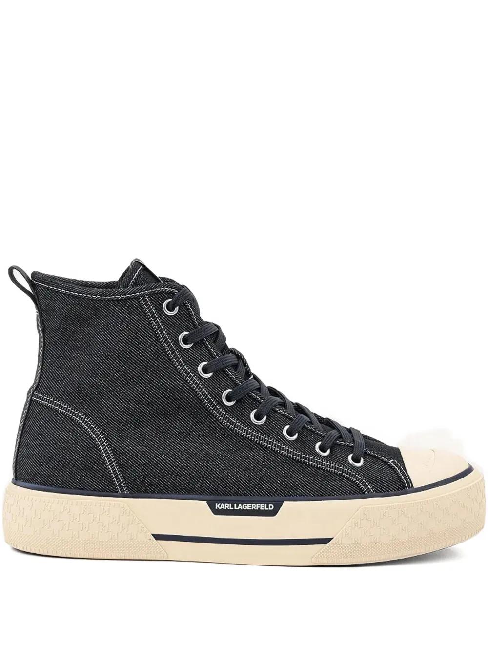 KARL LAGERFELD ハイカットスニーカー KUP ハイトップスニーカー | ブラック | メンズ | KARL LAGERFELD