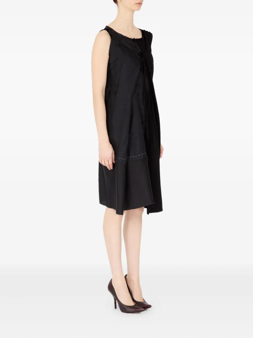 VIP価格.Maison Margiela ABITO MIDI IN MISTO COTONE Maison Martin Margiela red dress with pink strap across the