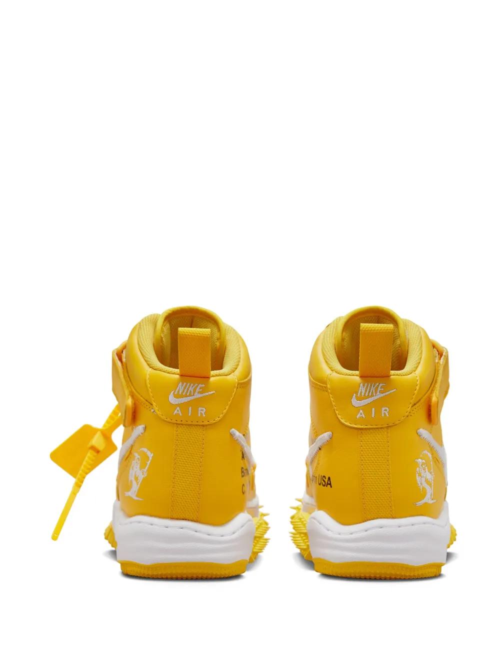 nike off white shoes yellow