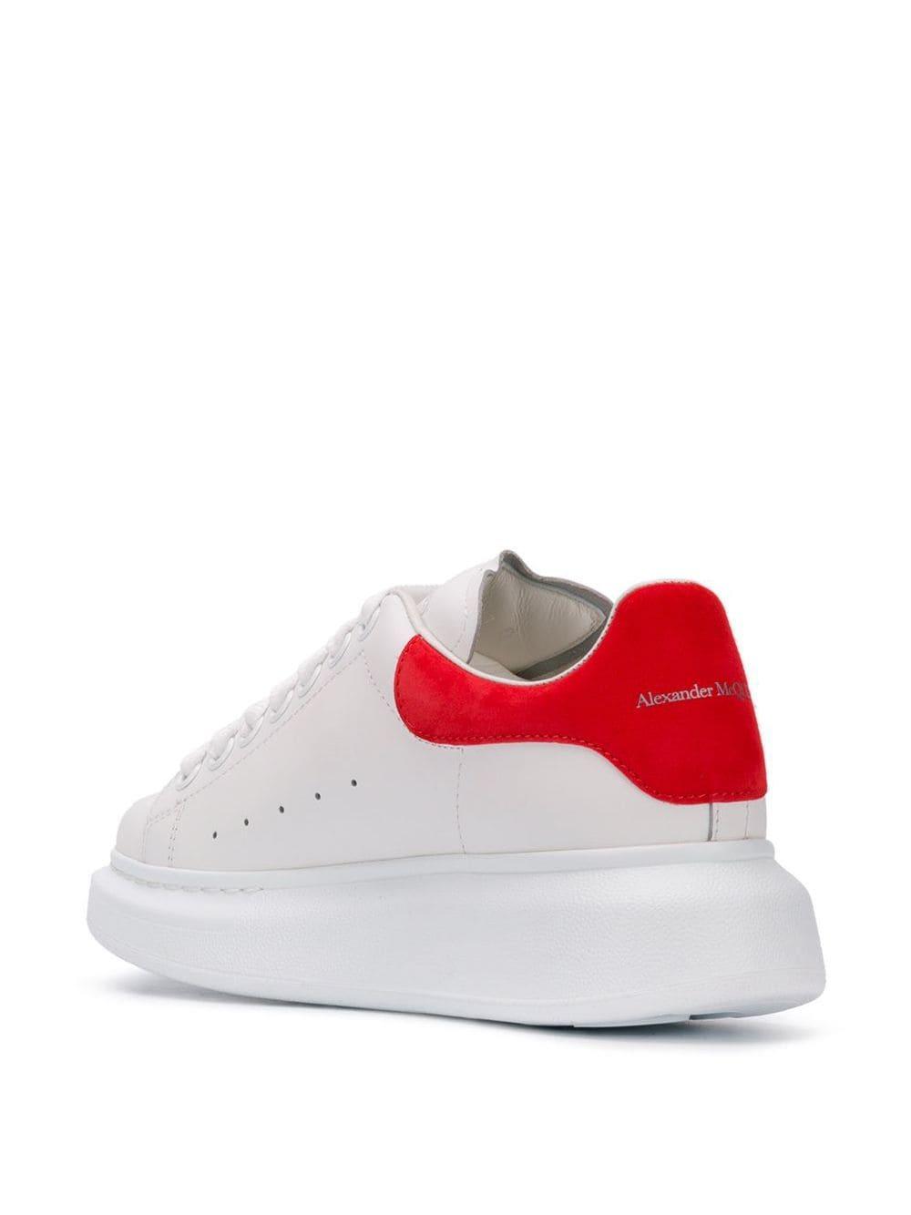 alexander mcqueen red trainers