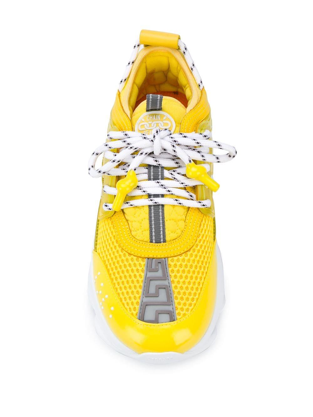 Versace Rubber Chunky Platform Sneakers in Yellow - Lyst