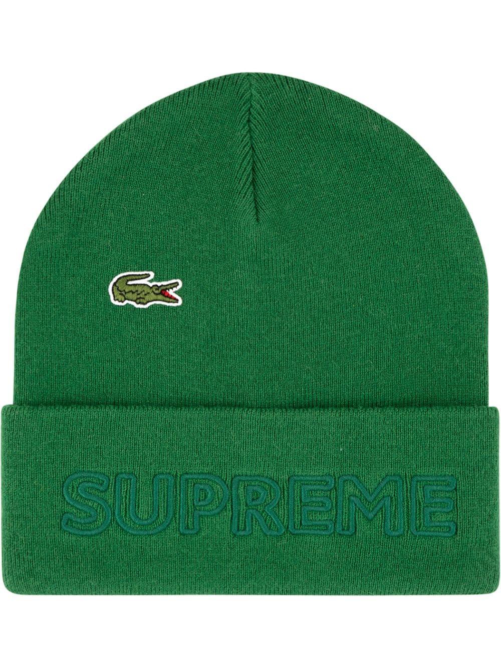 Supreme X Lacoste Knitted Beanie in 