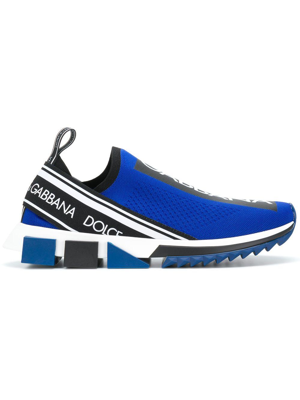 Dolce & Gabbana Sorrento Sneakers With Logo in Blue for Men | Lyst