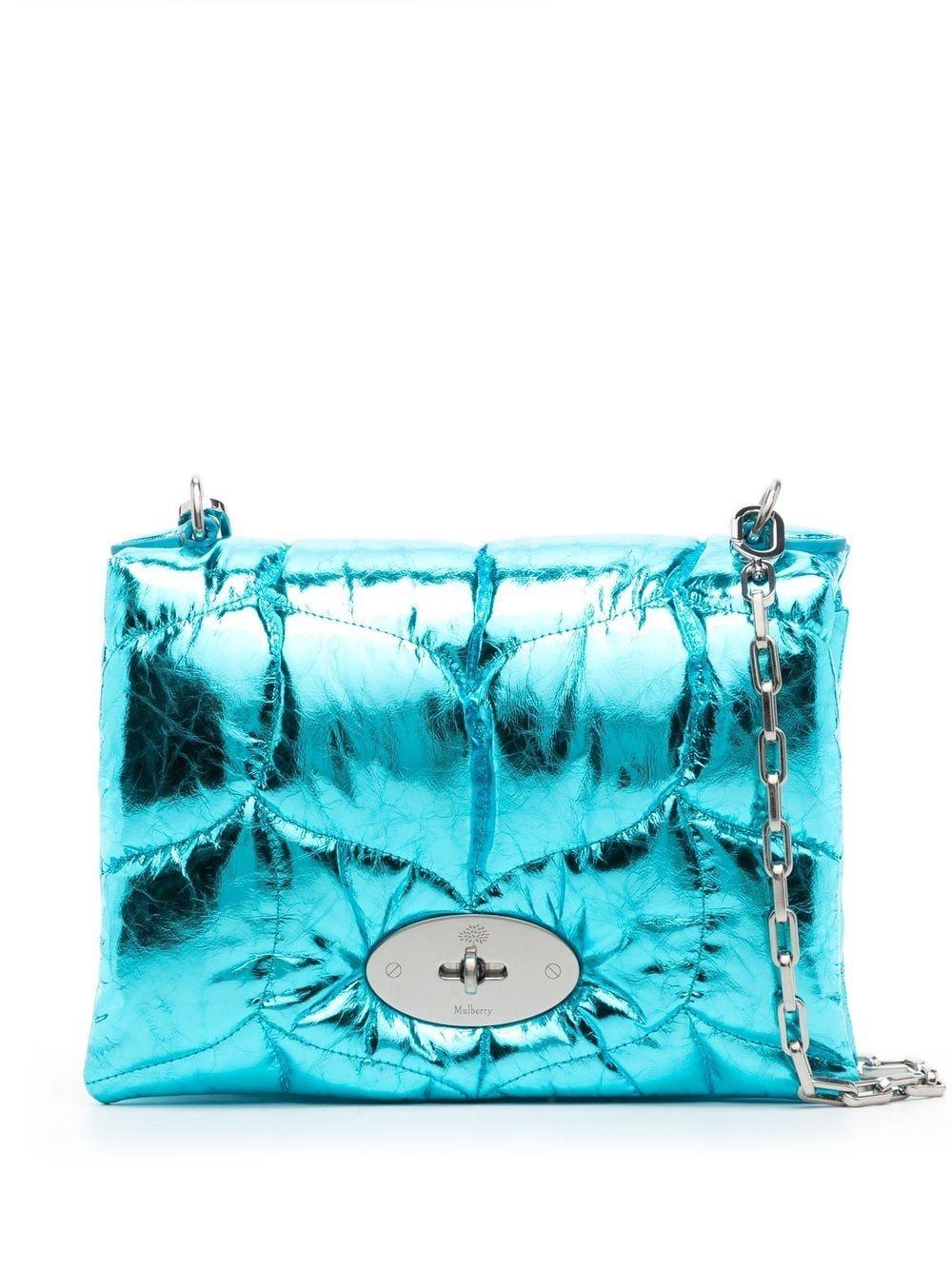 Mulberry Little Softie Metallic Crossbody Bag in Blue Lyst Canada