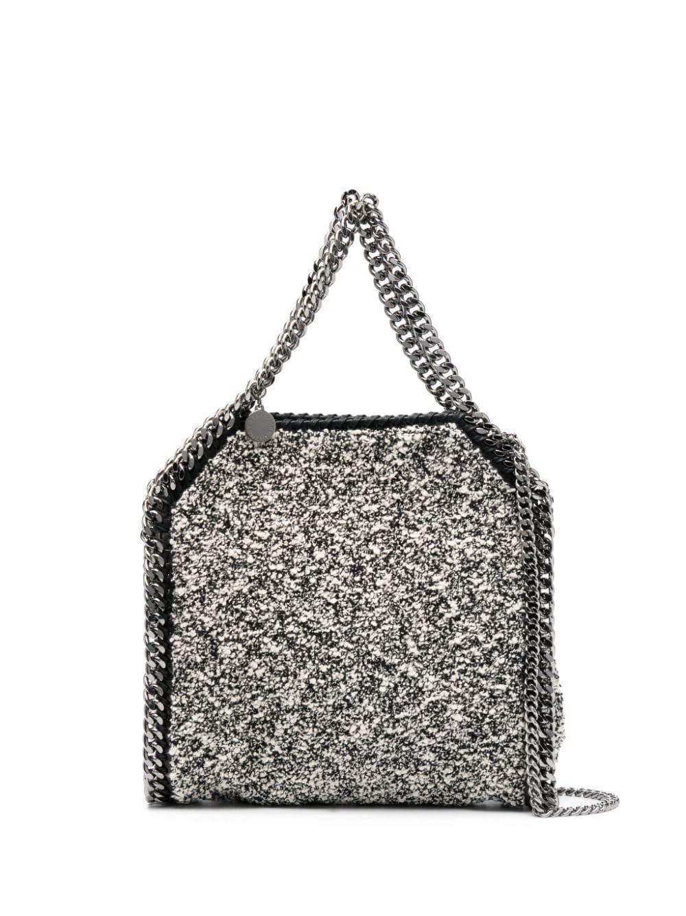 Stella McCartney Falabella Bouclé-tweed Tote Bag in White | Lyst