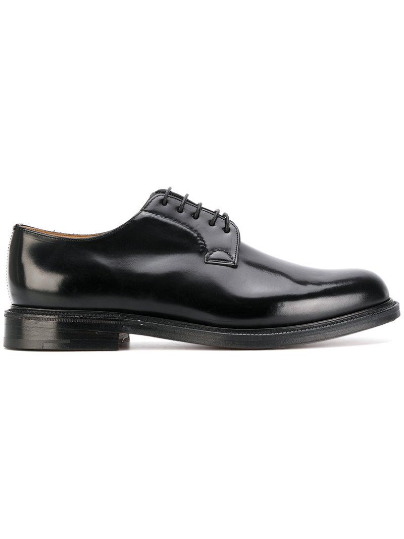 Church's Leather Shannon Derby Shoes in Black for Men - Lyst