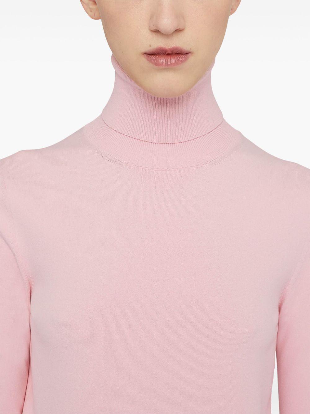 Jil Sander レディース ピンク ハイネック セーター セーター & ニット