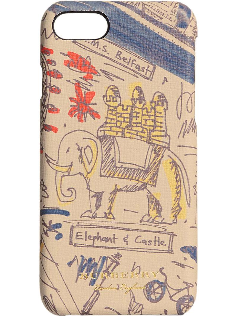 burberry leather iphone 8 case