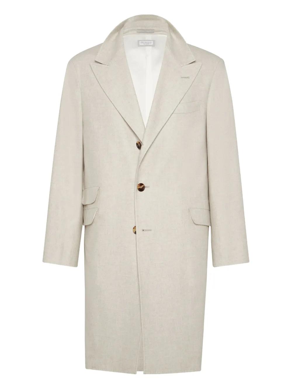 コート Brunello Cucinelli Coats BRUNELLO CUCINELLI: Trench coat men - Green | Brunello