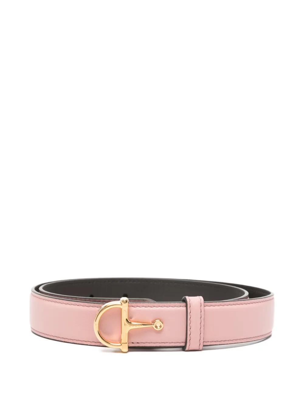 Gucci Horsebit Buckle Belt in Pink | Lyst display picture 1