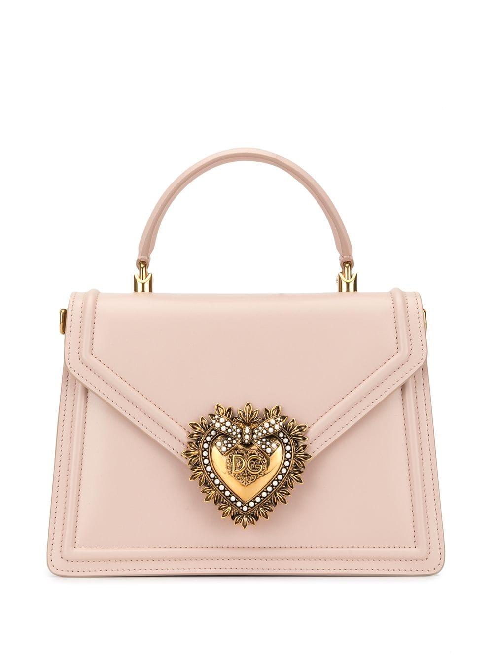 Dolce & Gabbana Medium Devotion Bag in Pink | Lyst