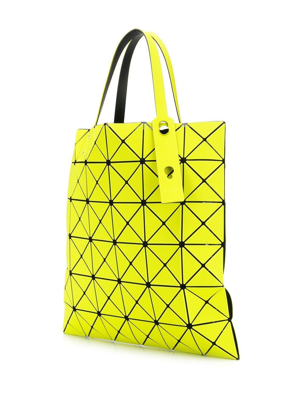 Bao Bao Issey Miyake Lucent Flat Pack Backpack in Yellow - Lyst