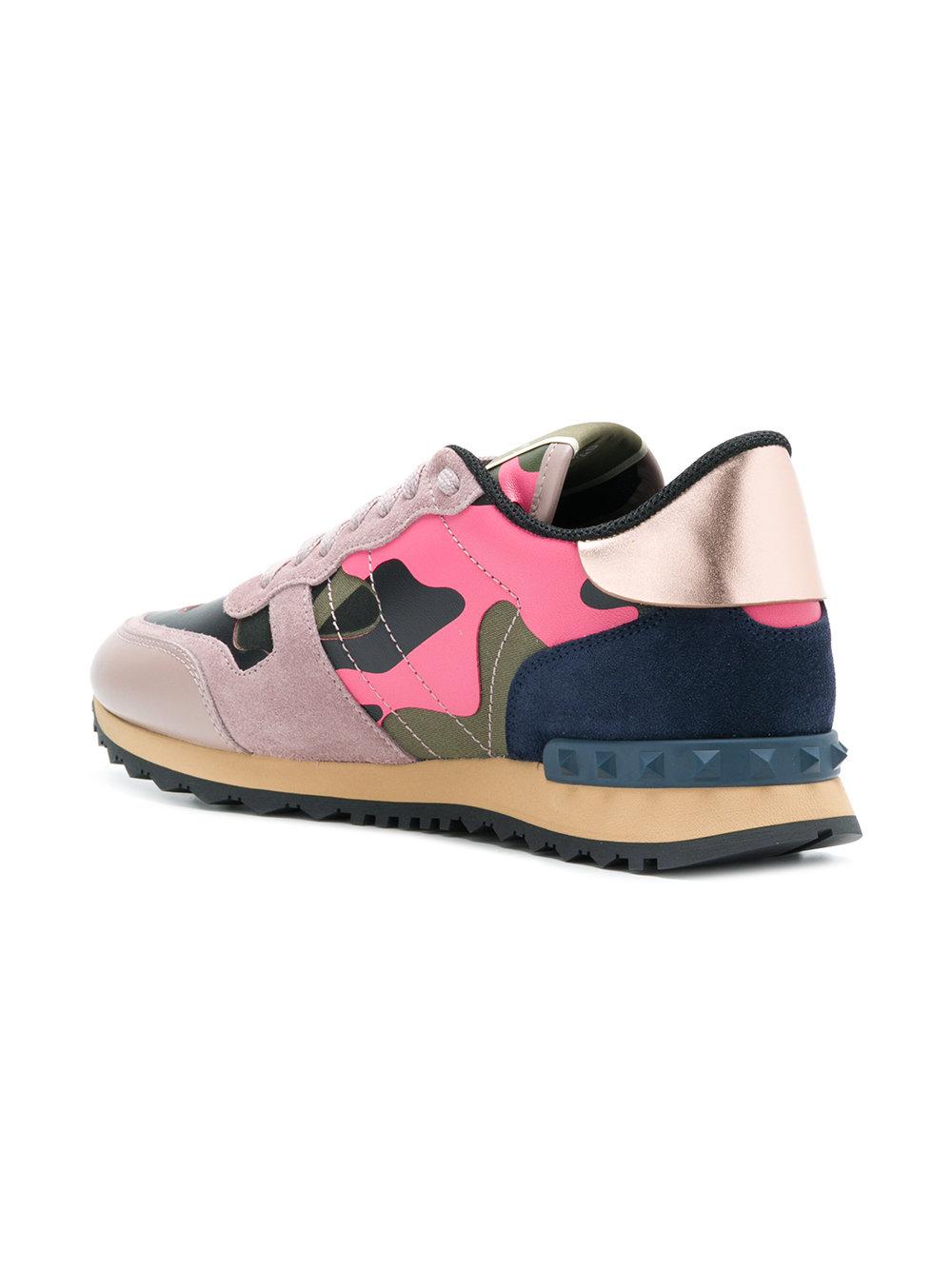 basket valentino camouflage femme