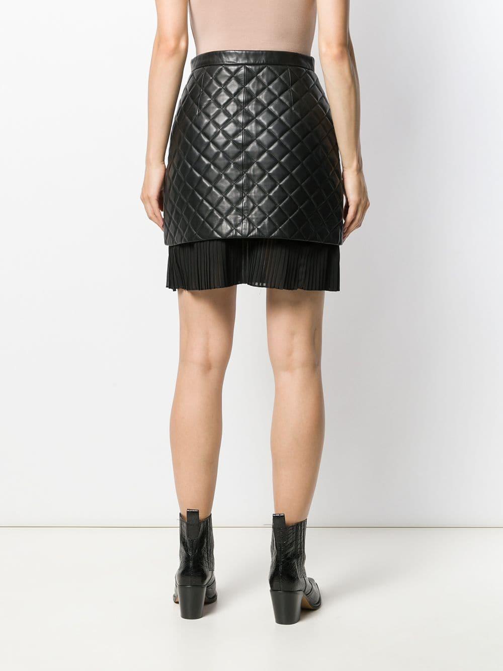 Short 2025 quilted skirt