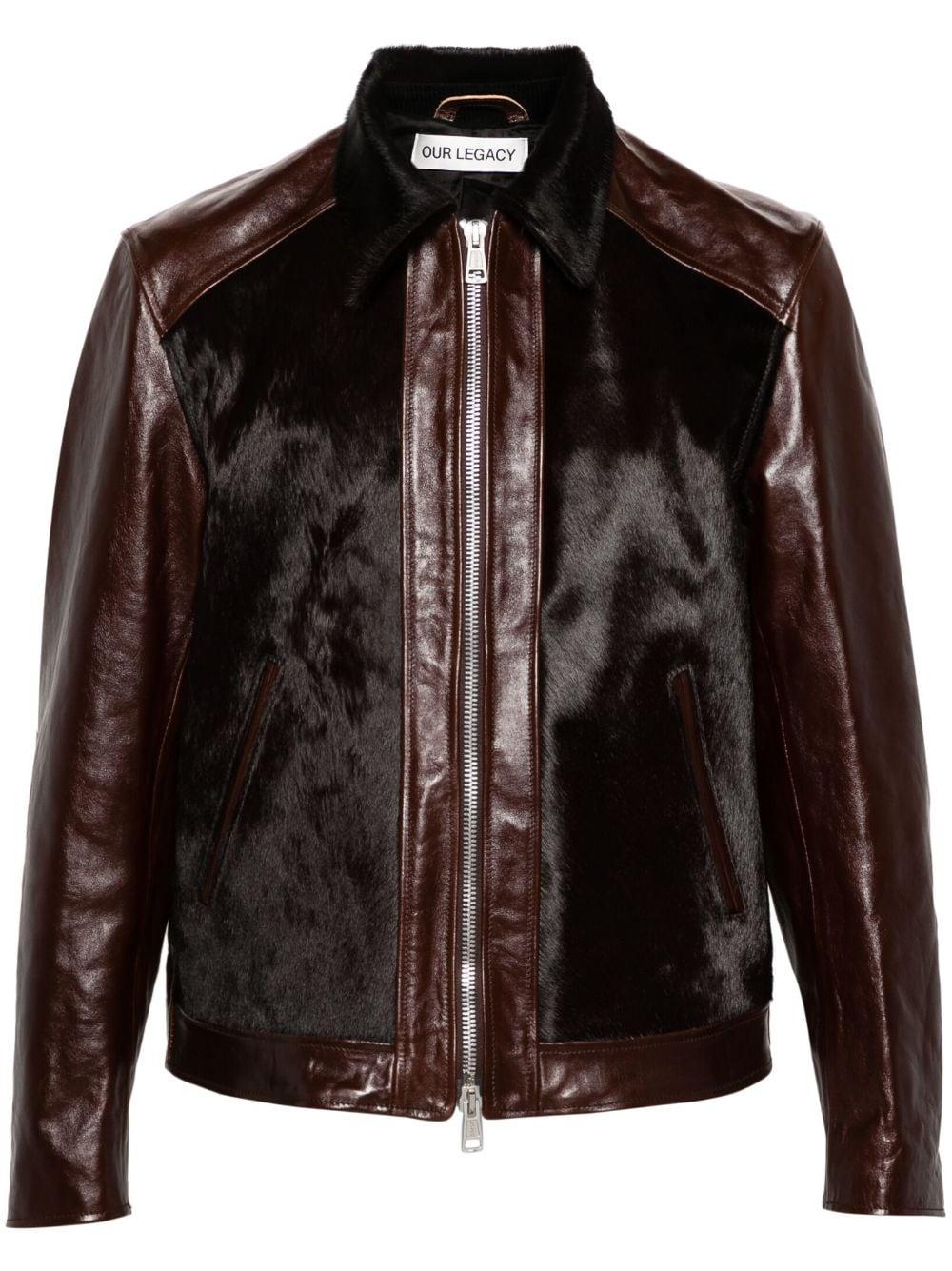 OUR LEGACY ハラコレザージャケット　ANDALOU JACKET Our Legacy - Andalou Jacket Tuscan Brown Hair On Hide