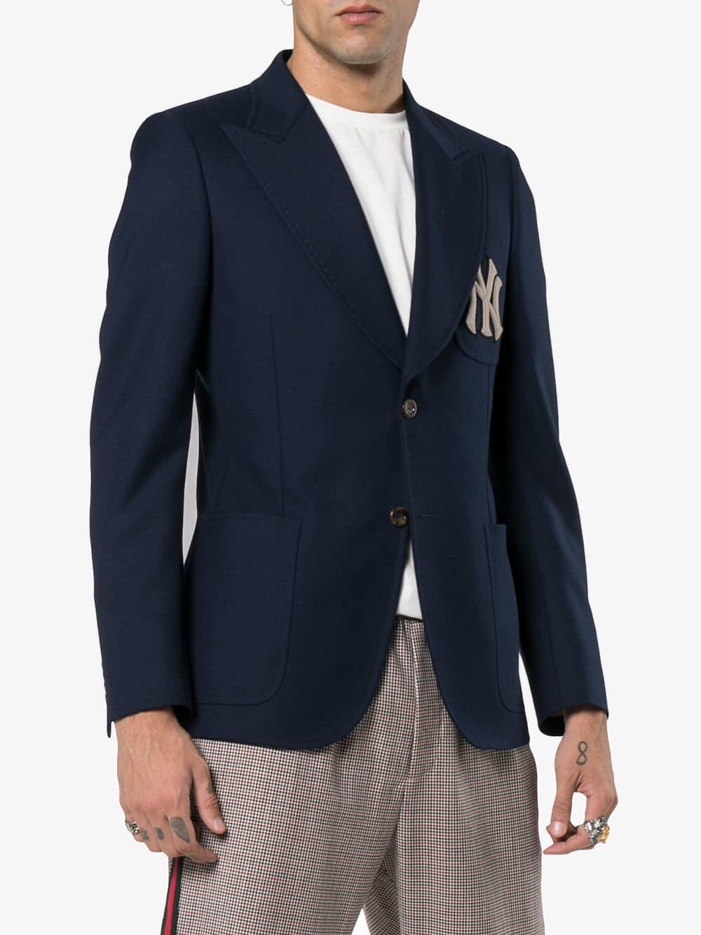 Gucci Navy Blue Wool Blazer M Gucci