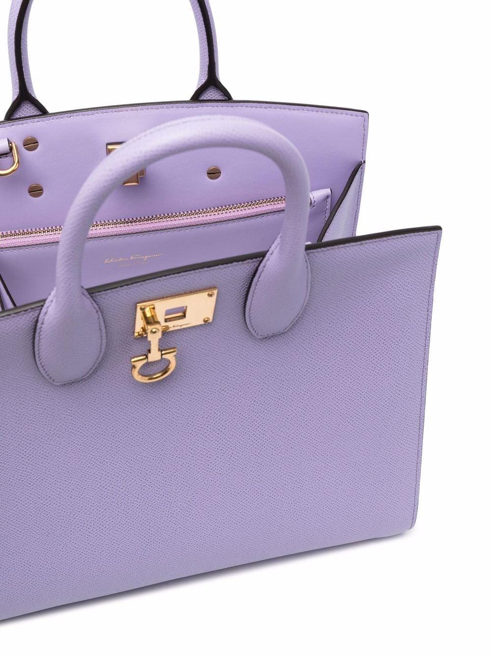 Ferragamo The Studio Tote Bag in Purple