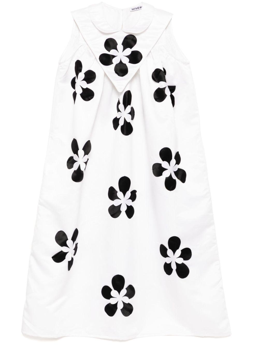 BATSHEVA レディース ホワイト Penelope ドレス ワンピース 