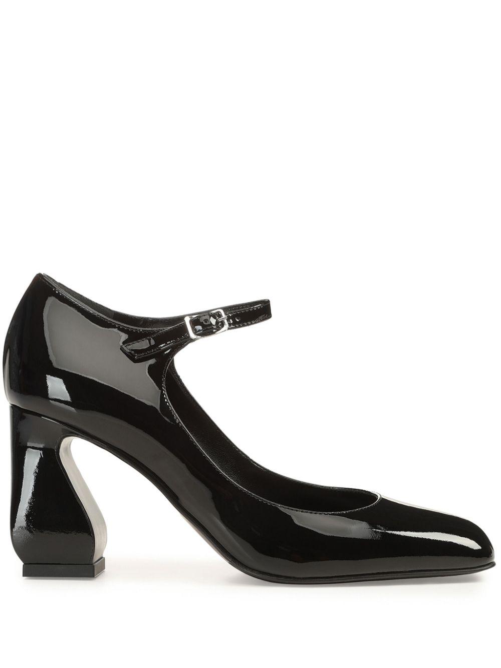 Sergio Rossi レディース ブラック Si Rossi 80mm パンプス ヒール 