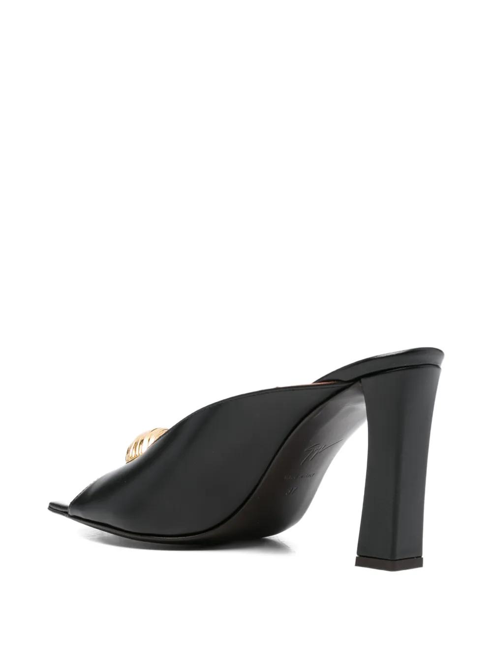 Sandales Plateforme Giuseppe Zanotti Denny115 - Daim Noir - Taille EU 35 - Occasion Excellent état