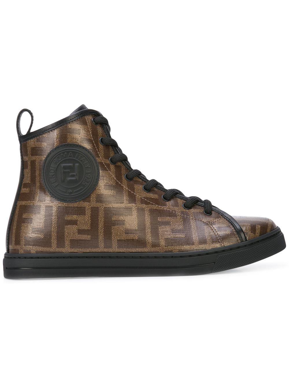 fendi high top sneakers