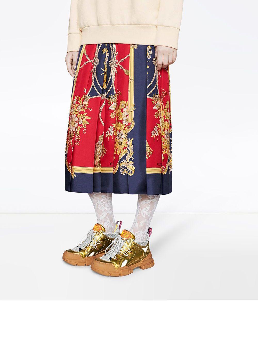 gucci flashtrek gold