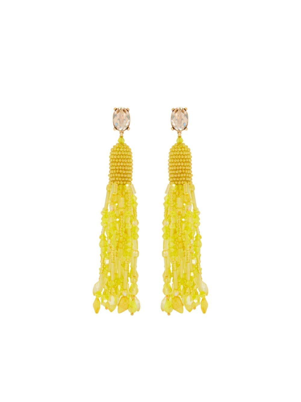 Fringed Beaded Earrings