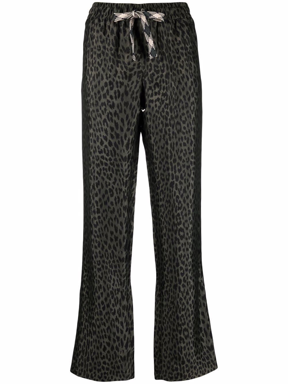 Leopard print deals track pants