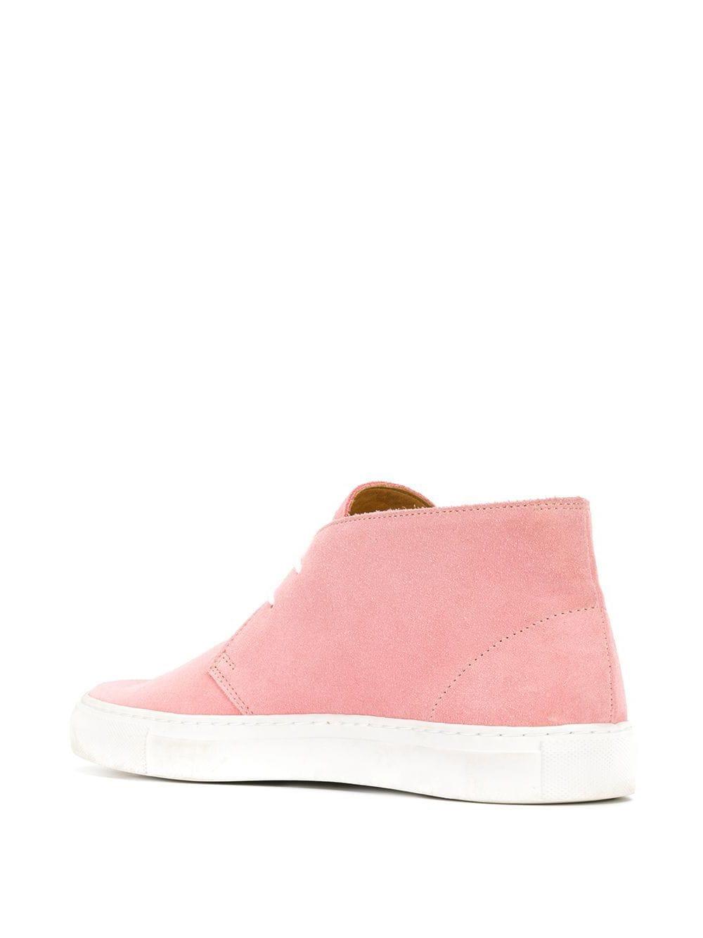 pink chukka boots
