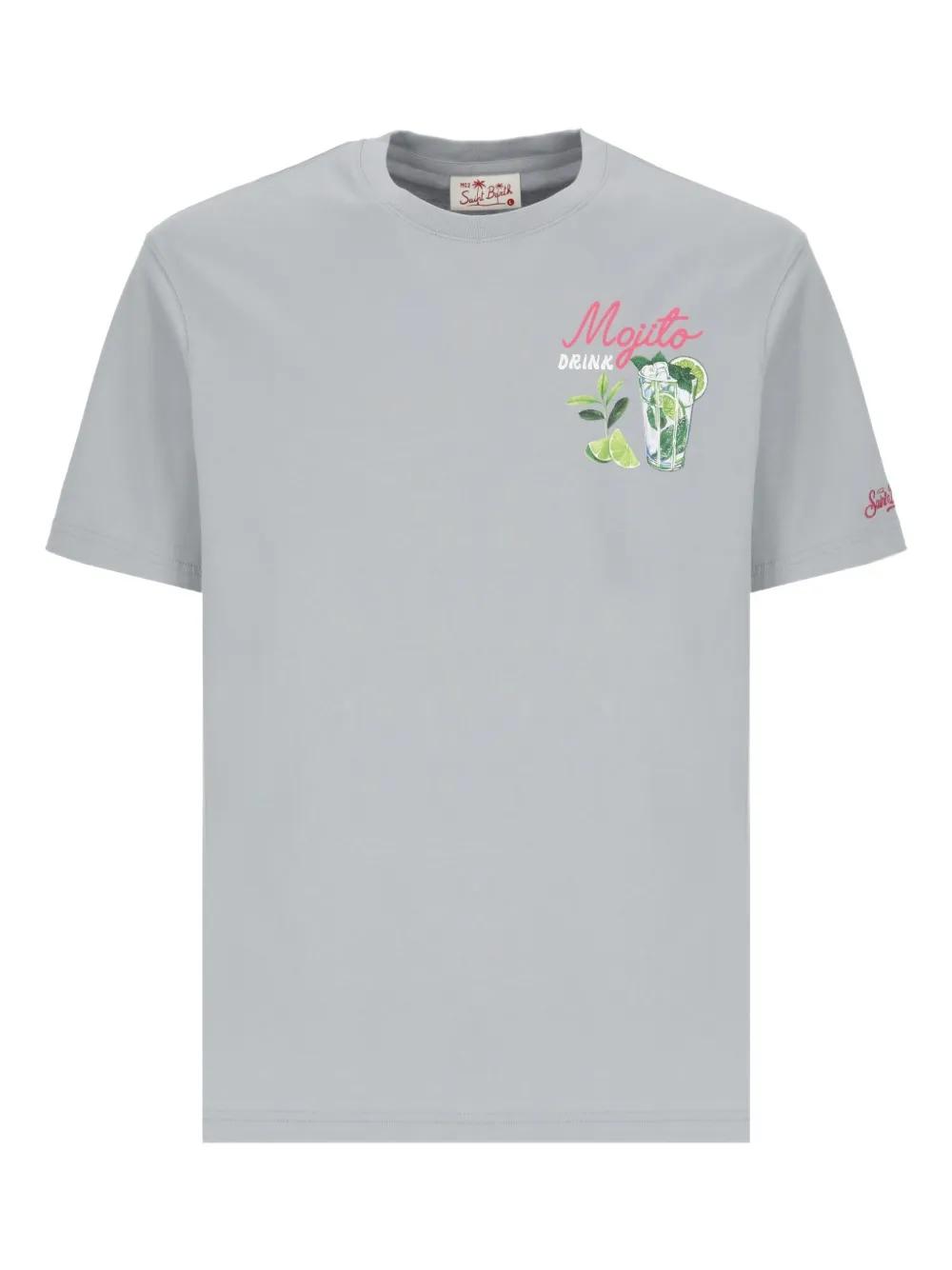 【関税&送料込】MC2 Saint Barth T-shirts and Polos Grey Mc2 Saint Barth Short sleeve t-shirts for Men | Online Sale