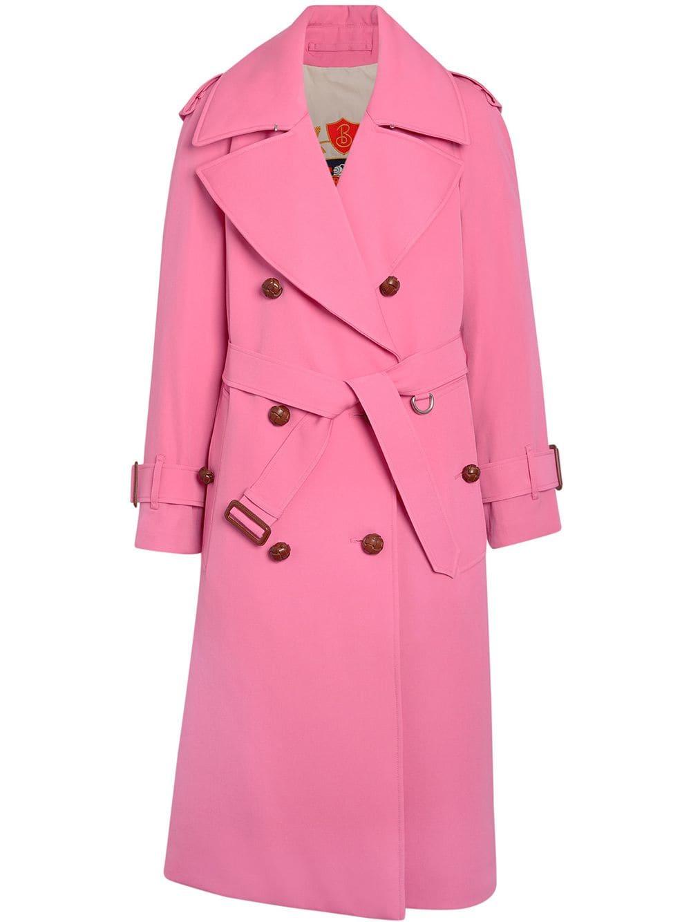 Oversize Wool Gabardine Long Coat