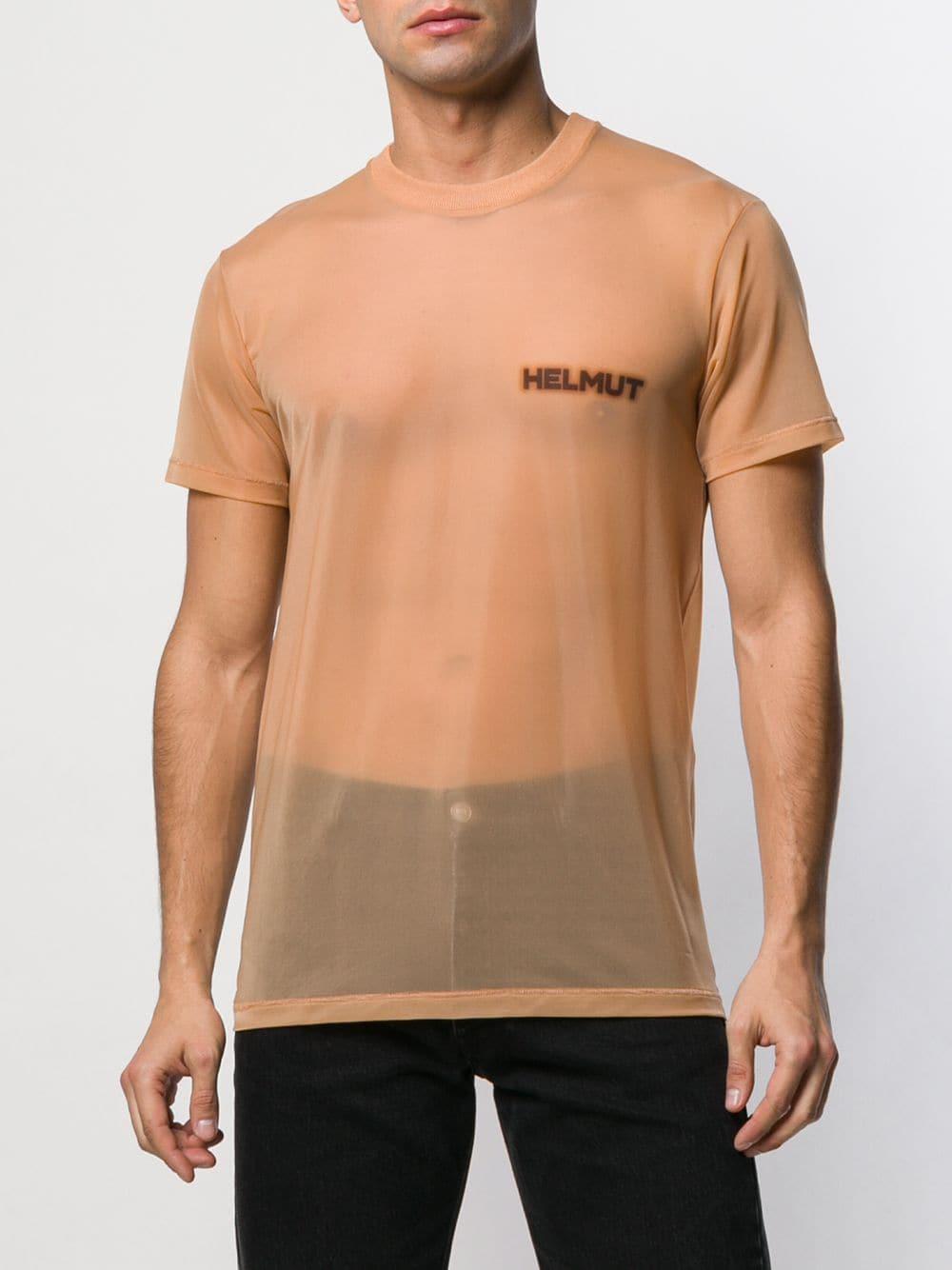 Helmut Lang Sheer T-shirt for Men | Lyst