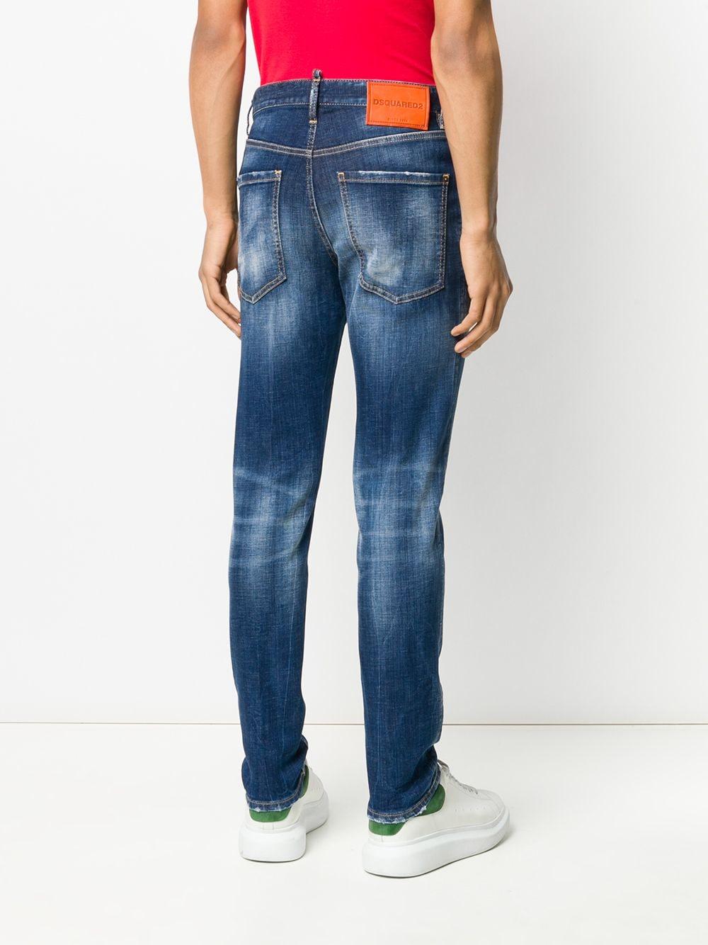 DSquared² Denim James Dean Slim-fit Jeans in Blue for Men - Lyst
