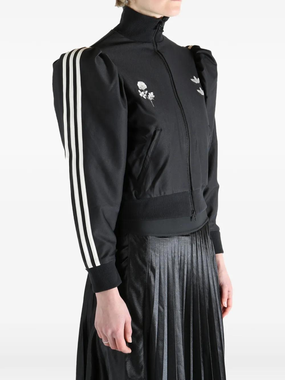 adidas X Willy Chavarria Blouse Zip-Up Track Jacket in Black | Lyst