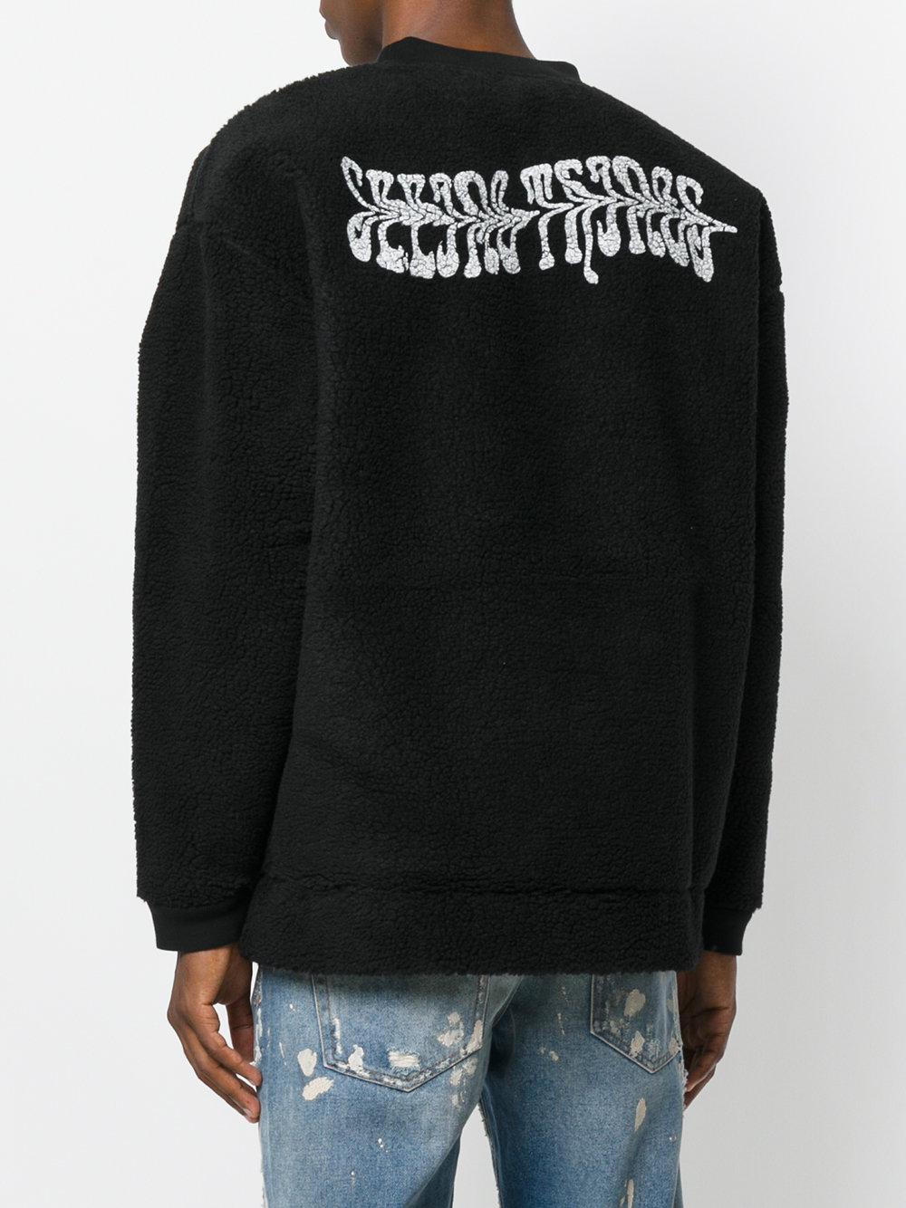 affjedring Allerede løn Off-White c/o Virgil Abloh Cotton 'seeing Things' Sweater in Black for Men  - Lyst